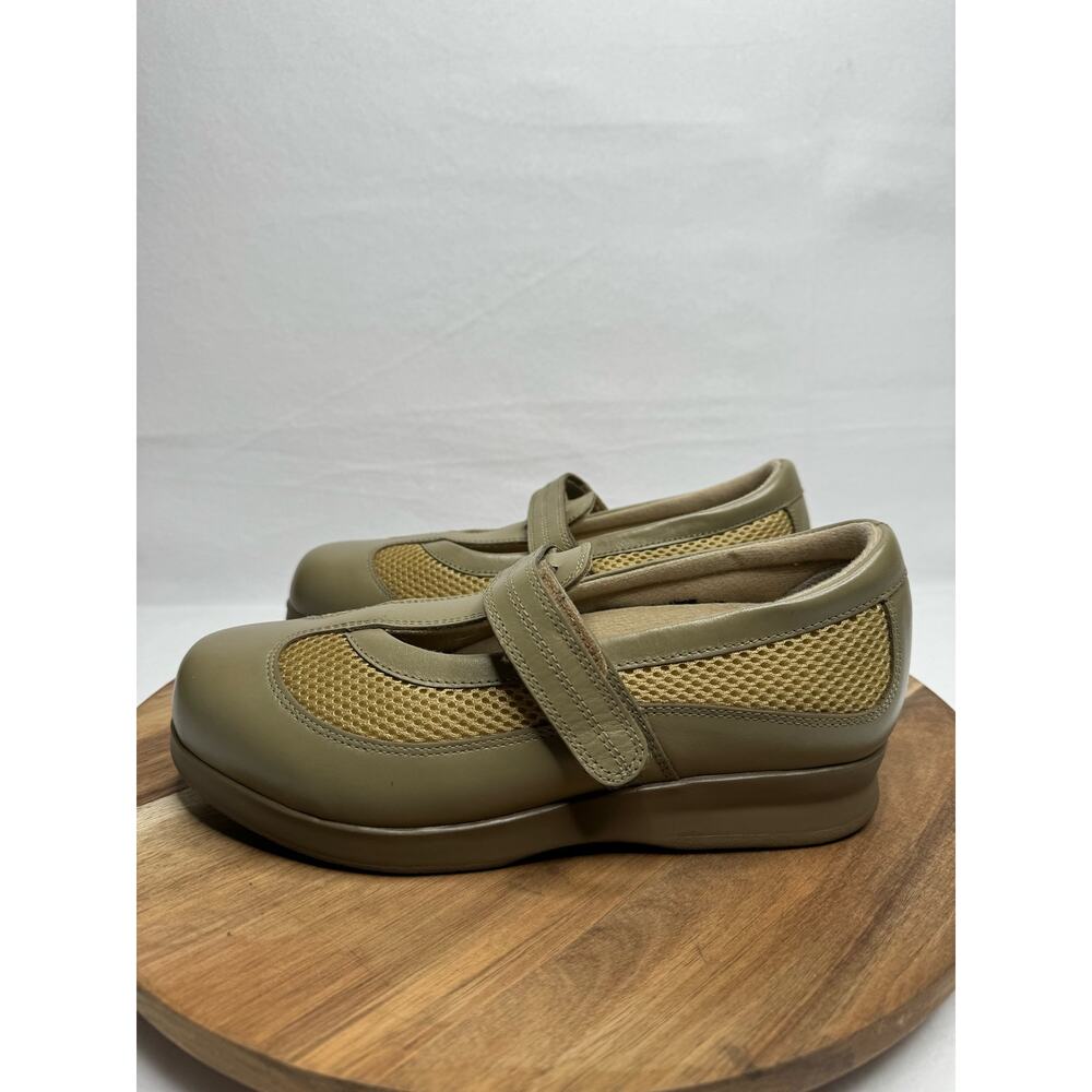 Drew Desiree Orthopedic Diabetic Shoe Women‎ Size 7.5M Taupe Adjustable 14385-77